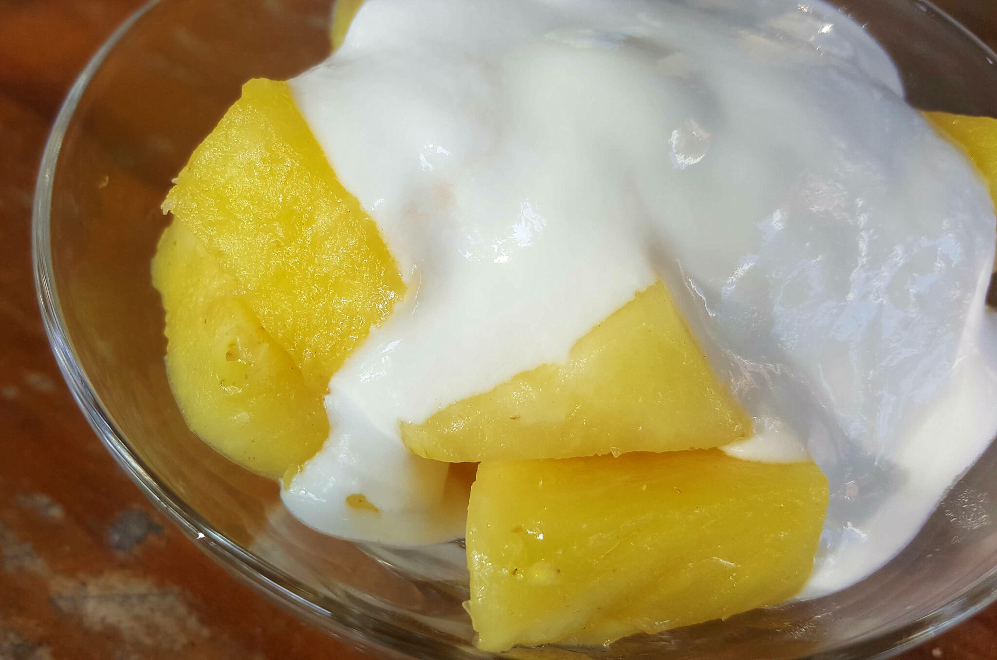 Ginger Spiced Pineapple with Yoghurt - Good 4 You Nutrition